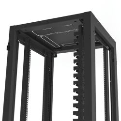 Gabinete para Telecomunicaciones Rack Estándar de 19", 42UR, 600 mm Ancho x 600 mm Profundidad. Fabricado en Acero, Se envía el Gabinete Armado.