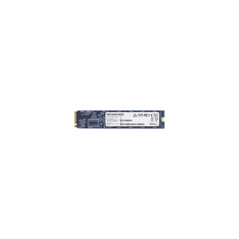 SSD 800GB NVMe M.2 22110, diseñada para Synology NAS con ranuras M.2 integradas