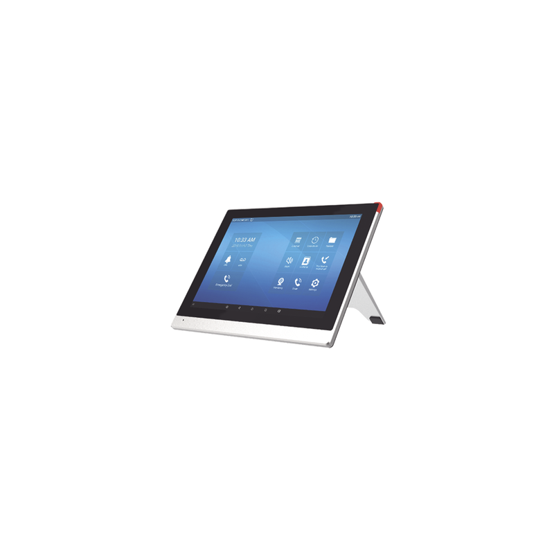Monitor IP/SIP para interior con Android, Wi-Fi, pantalla táctil de 10.1", audio de 2 vías, PoE, 8 interfaces de entrada de alarma.