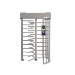 Torniquete SENCILLO (1 Carril) de Cuerpo Completo Bidireccional / Exterior /  Acero Inoxidable SUS304 / 30 Personas por Minuto / Compatible con Reconocimiento Facial (Terminal no Incluida)