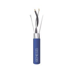 Bobina de 305 Metros / Cable 2 x 22 AWG / Color Azul / Blindado / Plenum / Trenzado para Aplicaciones de Transmisión de Datos a Alta Velocidad para Automatización, EIA-485, BACnet y otros Sistemas de Comunicación