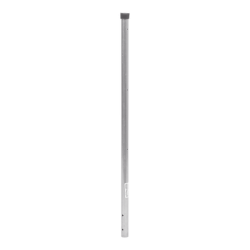 Poste de ESQUINA para Cerca Electrificada. Tubo Galvanizado cal. 18 de 1" Diam. y 0.8m Alto con Tapón, ideal para 3 Aisladores 