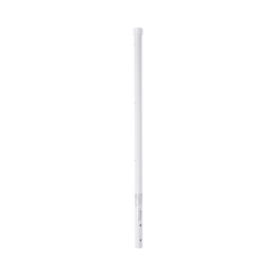 Poste de Esquina de 0.8m para Cerca Electrificada. Tubo Galvanizado cal. 18 de 1"Diam. con Tapón, ideal para 3 Aisladores.