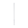 Poste de Esquina de 0.8m para Cerca Electrificada. Tubo Galvanizado cal. 18 de 1"Diam. con Tapón, ideal para 3 Aisladores.