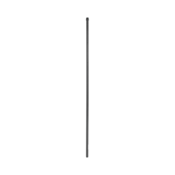 Poste de ESQUINA para Cerca Electrificada. Tubo Galva. de 1.4m, cal. 18 de 1" Diam. + Pintura Negra, ideal para 6 Aisladores