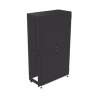 Gabinete Profesional para Telecomunicaciones de 45UR, 1200 mm Profundidad, Incluye 2 Organizadores Verticales de 45 Unidades de Rack, Se envía el Gabinete Armado.