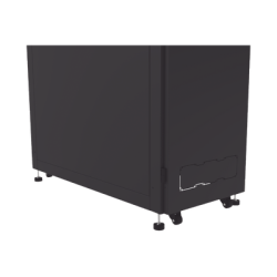 Gabinete Profesional para Telecomunicaciones de 45UR, 1200 mm Profundidad, Incluye 2 Organizadores Verticales de 45 Unidades de Rack, Se envía el Gabinete Armado.