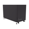 Gabinete Profesional para Telecomunicaciones de 45UR, 1200 mm Profundidad, Incluye 2 Organizadores Verticales de 45 Unidades de Rack, Se envía el Gabinete Armado.