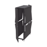 Gabinete Profesional para Telecomunicaciones de 45UR, 1200 mm Profundidad, Incluye 2 Organizadores Verticales de 45 Unidades de Rack, Se envía el Gabinete Armado.