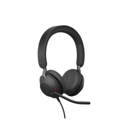 Jabra Jabra Evolve 2 40, Auricular stereo versión UC con aislamiento de ruido, conexión USB-A y indicador de ocupado (Busylight) (24089-989-999) 