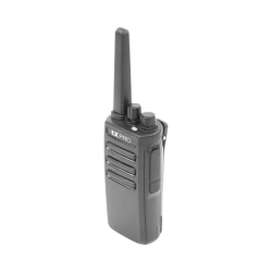 Radio Portátil VHF, 5W de Potencia, Scrambler de Voz, Alta Cobertura, 136-174 MHz, 16 canales preconfigurados