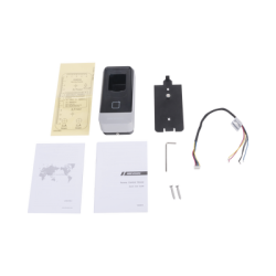 Lector esclavo MIFARE IP65 / Huella Digital / Lector de Tarjetas de Proximidad MiFare / RS-485 / Interior y Exterior / Requiere Panel de Control de Acceso DS-K2604,02,01