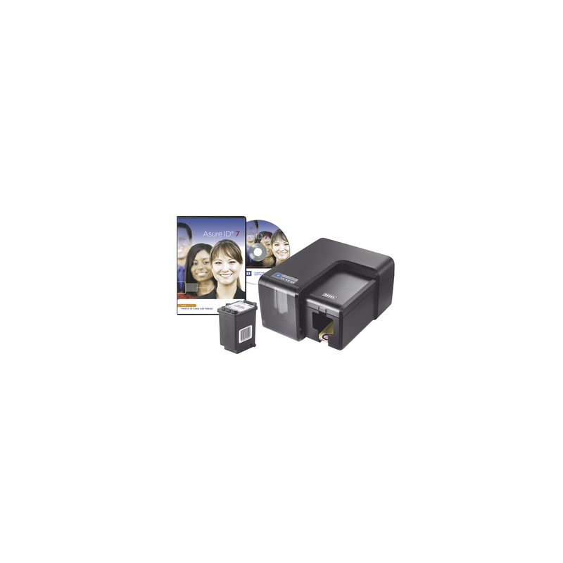 KIT de Impresora de Tarjetas  Inyección de Tinta / Incluye Cartucho y Software/ Una Cara /Impresión Sobre el Borde