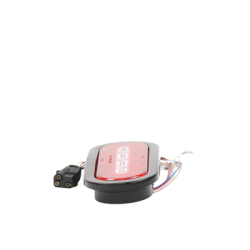 Plafón Ovalado de 7.5" Para Camiones de Transporte, 18 LED Ultra Brillantes, Color Rojo/Claro/Ambar