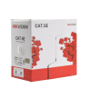 Bobina de Cable UTP 305 Metros / Cat5E (24 AWG) / Color Blanco / PVC (CM) / Uso en Interior / 100% Cobre / Aplicaciones de CCTV y Redes de Datos