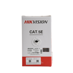 Bobina de Cable UTP 305 Metros / Cat5E (24 AWG) / Color Blanco / PVC (CM) / Uso en Interior / 100% Cobre / Aplicaciones de CCTV y Redes de Datos