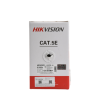 Bobina de Cable UTP 305 Metros / Cat5E (24 AWG) / Color Blanco / PVC (CM) / Uso en Interior / 100% Cobre / Aplicaciones de CCTV y Redes de Datos