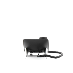 (H5W Color Negro)Teléfono IP WiFi para Hotelería, profesional de gama alta con pantalla LCD de 3.5 pulgadas a color, 6 teclas programables para servicio rápido (Hotline) PoE 