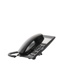 (H5W Color Negro)Teléfono IP WiFi para Hotelería, profesional de gama alta con pantalla LCD de 3.5 pulgadas a color, 6 teclas programables para servicio rápido (Hotline) PoE 