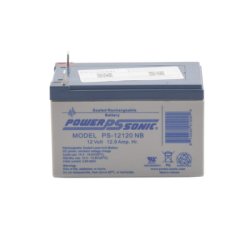 Batería 12V Recargable, 12AH, Para Respaldo, Tecnologías AGM/VRLA, 5 Años Vida Útil, Terminales tipo NB, Reconocida UL , Sin Mantenimiento, Sin Derrames