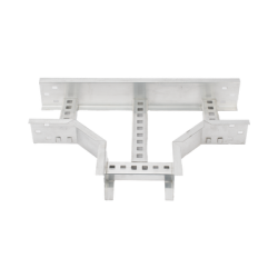 Derivación "T" Horizontal de Aluminio Perfil Z / Peralte 3 1/4" / Ancho 6"/ Radio 8" / Incluye Tornillería (CHTHEZ314R8X6AK)