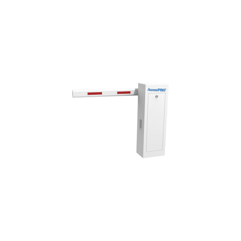 Kit de Barrera Vehicular Izquierda con Brazo Telescópico / Soporta brazo Telescópico de hasta 6 metros / Tiempo de Apertura 6 segundos 