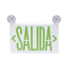 Letrero de Emergencia LED DUAL de SALIDA con Luz de Emergencia/Montaje Universal (pared, lateral o Techo)/Batería de Respaldo Incluida