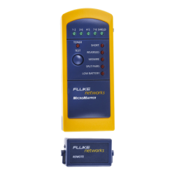 Probador de Mapa de Cableado MicroMapper™, para Verificar Rápida y Fácilmente la Integridad del Cableado de Par trenzado de Ethernet
