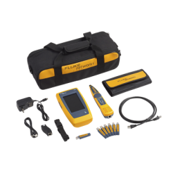 Kit Avanzado de Calificador de Red LinkIQ, Para Verificar Rendimiento de Cableado Hasta 10Gbps Basado en Frecuencia, con Pantalla Multitáctil a Color