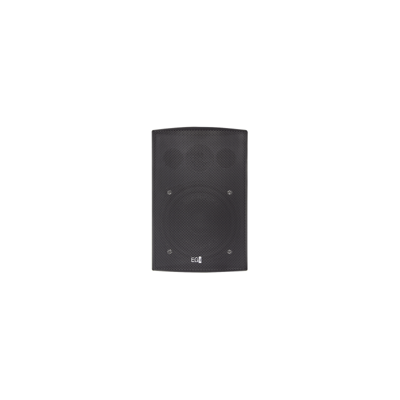 Bocina HiFi | PoE Ethernet IP | Altavoz de 2 vías | Potencia 12W | Protección IP66 | Color Negro