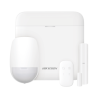 (AX PRO) KIT de Alarma AX PRO con GSM (3G/4G) / Incluye: 1 Hub con bateria de respaldo / 1 Sensor PIR / 1 Contacto Magnético / 1 Control Remoto / Wi-Fi / Compatible con Hik-Connect P2P