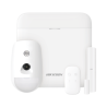(AX PRO) KIT de Alarma AX PRO con GSM (3G/4G) / Incluye: 1 Hub / 1 Sensor PIR con Cámara / 1 Contacto Magnético / 1 Control Remoto / WiFi / Compatible con Hik-Connect P2P