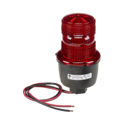 Luz de advertencia LED serie Streamline, 24 Vcc, montaje en tubo, rojo