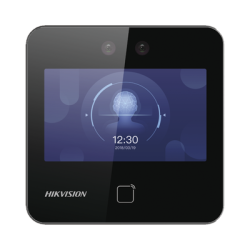 Terminal Min Moe WiFi / Touch de Reconocimiento Facial Ultra Rápido para ASISTENCIA y Control de ACCESO / 1500 Rostros y 3,000 tarjetas /  Lee códigos QR / Videoportero / Detección de Cubrebocas / SIP Estandar / HIK-IA