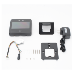 Terminal Min Moe WiFi / Touch de Reconocimiento Facial Ultra Rápido para ASISTENCIA y Control de ACCESO / 1500 Rostros y 3,000 tarjetas /  Lee códigos QR / Videoportero / Detección de Cubrebocas / SIP Estandar / HIK-IA