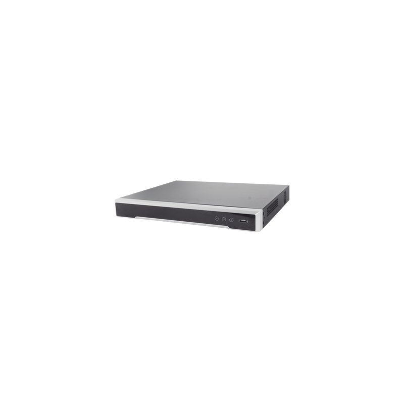 DVR 16 Canales TurboHD + 16 Canales IP / 8 Megapixel (4K) / Acusense (Evita Falsas Alarmas) / Audio por Coaxitron / 2 Bahías de Disco Duro / 8 Entradas de Alarma / 4 Salidas de Alarma / H.265+ / Salida de Video en 4K