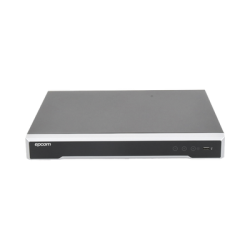 DVR 16 Canales TurboHD + 16 Canales IP / 8 Megapixel (4K) / Acusense (Evita Falsas Alarmas) / Audio por Coaxitron / 2 Bahías de Disco Duro / 8 Entradas de Alarma / 4 Salidas de Alarma / H.265+ / Salida de Video en 4K