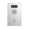 Video Intercomunicador IP, 2 líneas SIP, 2 relevadores con botón para llamada, Onvif, anti-vandálico, PoE, IP65 e IK10, PoE
