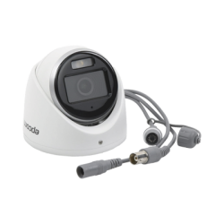 [ColorVu] Turret TURBOHD 3K (5 Megapixel) / Lente 2.8 mm / Micrófono Integrado / Imagen a Color 24/7 / 20 mts Luz Blanca / Exterior IP67 / dWDR / 4 Tecnologías