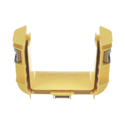 Union Recta "Cople", Para Canaleta FiberRunner™ 4X4, Color Amarillo