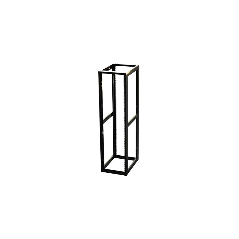 Rack Estándar 19" de 4 Postes, Acero, 45 Unidades, Profundidad Ajustable.