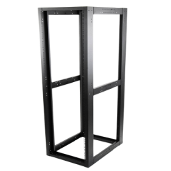 Rack Estándar 19" de 4 Postes, Acero, 45 Unidades, Profundidad Ajustable.