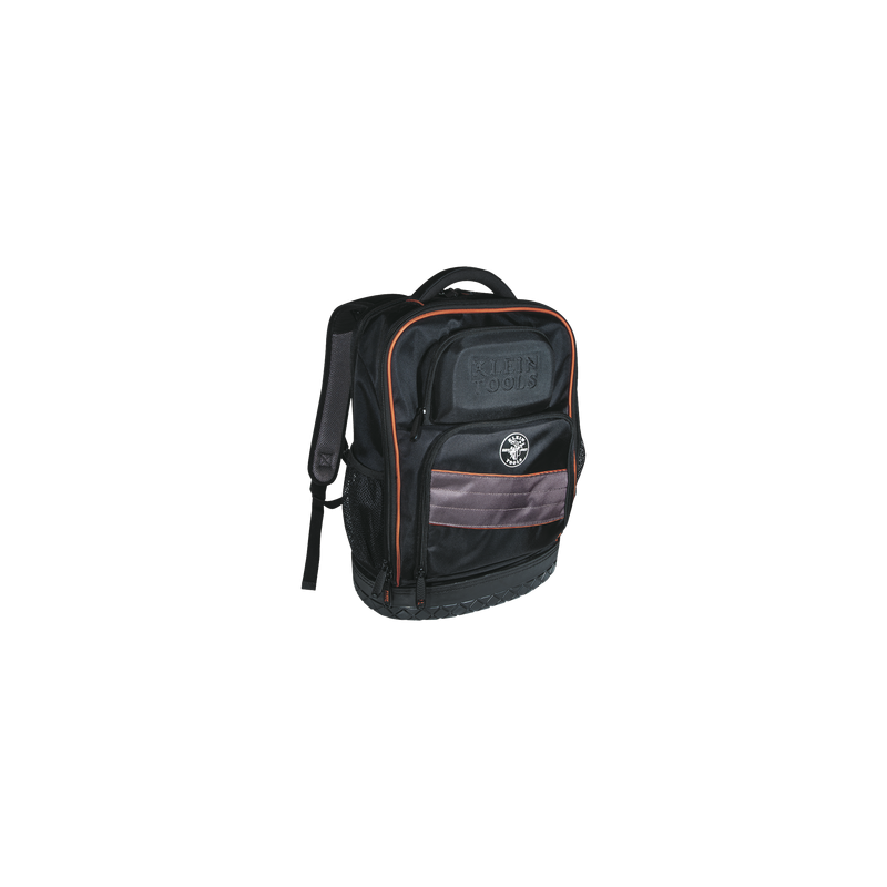 Mochila para herramientas y computadora portátil Tradesman Pro™ en poliéster negro con 25 bolsillos (No incluye herramientas).