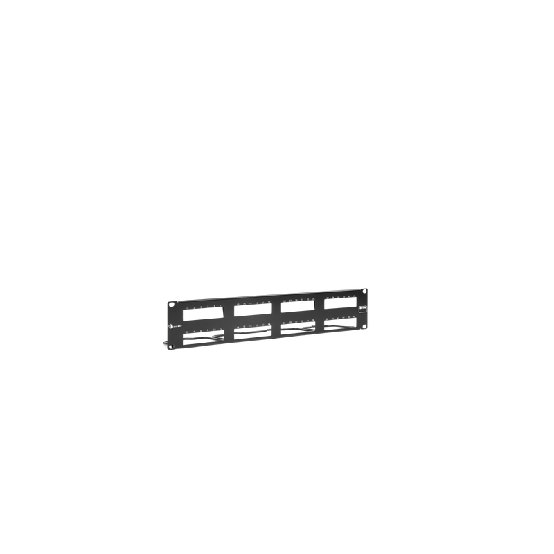 PATCH PANEL MAX VACIO ID VERTICAL UTP 48 PTOS PLANO 2U NEGRO