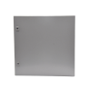 Gabinete de Acero, Nema 4 -IP 66 de 60 x 60 x 25 cm con Platina y certificado UL.