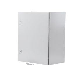 Gabinete de Acero, Nema 4 -IP 66 de 40 x 60 x 25 cm con Platina y certificado UL.