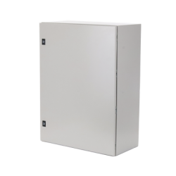 Gabinete de Acero, Nema 4 -IP 65 de 60 x 80 x 30 cm con Platina.