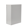 Gabinete de Acero, Nema 4 -IP 65 de 60 x 80 x 30 cm con Platina.