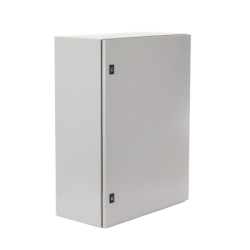 Gabinete de Acero, Nema 4 -IP 65 de 60 x 80 x 30 cm con Platina.