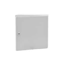 Gabinete de Acero, Nema 4 -IP 66 de 40 x 40 x 20 cm con Platina y certificado UL.